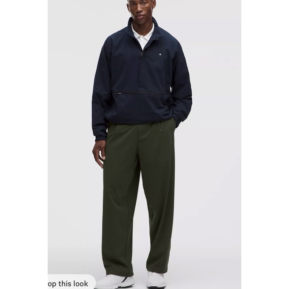 LULULEMON Men's Daydrift Relaxed Pleated Trouser Pants Sz XXL Deep Forrest NWT